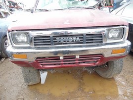 1991 TOYOTA PICK UP STD CAB DLX MAROON 2.4 AT 4WD Z21317